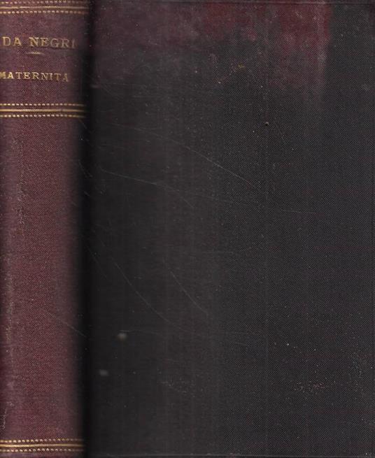 Maternità - Ada Negri - copertina