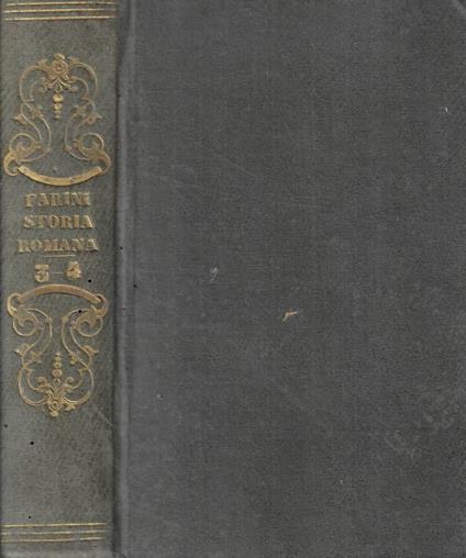 Compendio della storia romana Vol. III-IV - copertina