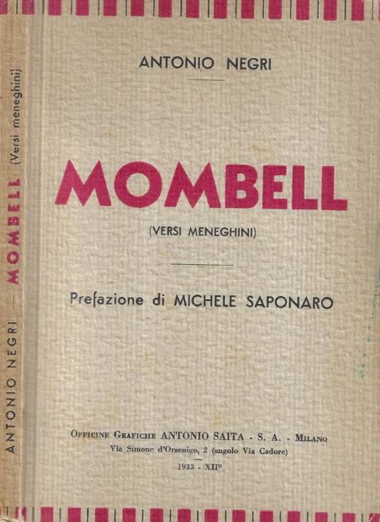 Mombell - Antonio Negri - copertina