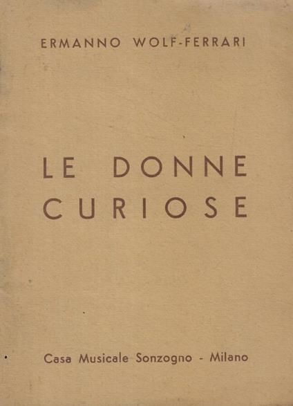 Le donne curiose - copertina