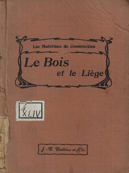 Le bois Le liege - copertina