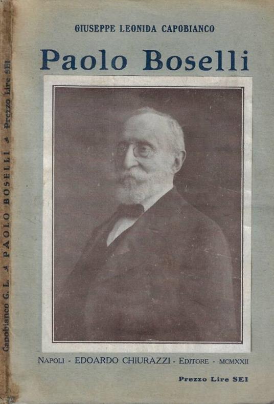 Paolo Boselli - copertina