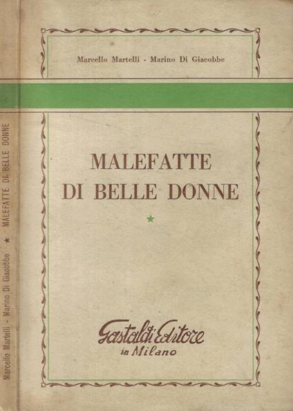 Malefatte di belle donne - copertina