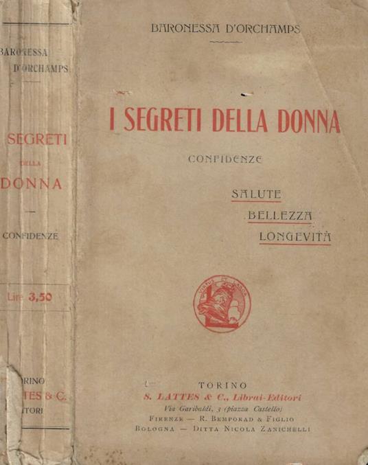 I segreti della donna - copertina