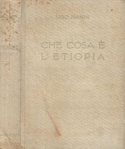 Che cosa è l'Etiopia - copertina
