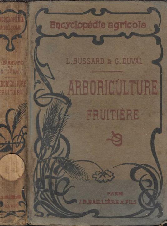 Arboriculture fruitière - copertina
