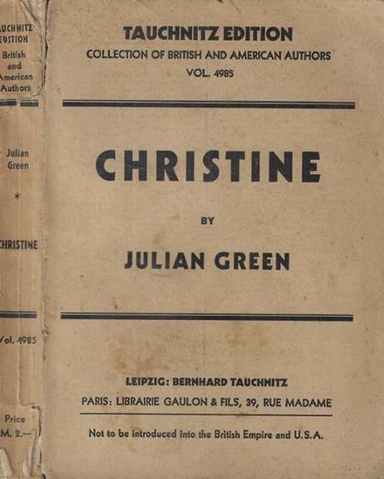 Christine - copertina