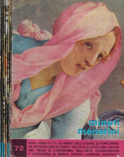Minuti Menarini n. 72-74-76-77-78-78 + supplemento Anno 1964 - copertina