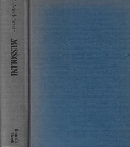 Mussolini - Denis Mack Smith - copertina