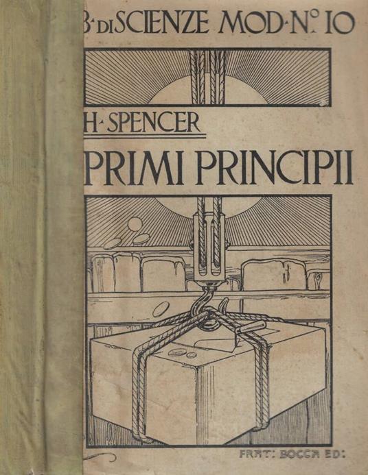 I primi principii - copertina
