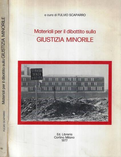 Materiali per il dibattito sulla giustizia minorile - copertina