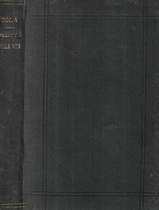 Voluttà della vita - copertina