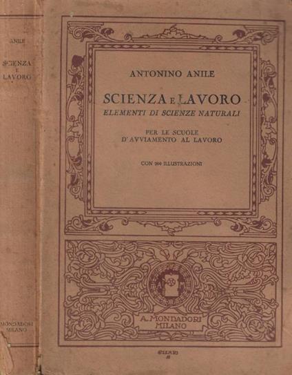 Scienza e lavoro - copertina