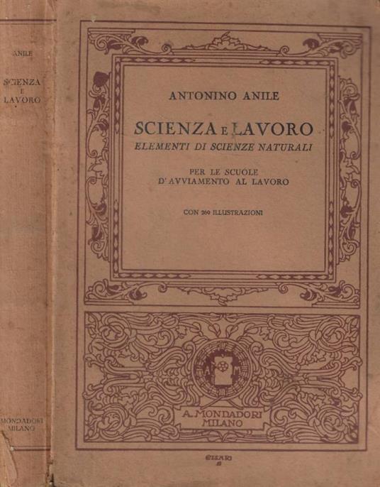Scienza e lavoro - copertina