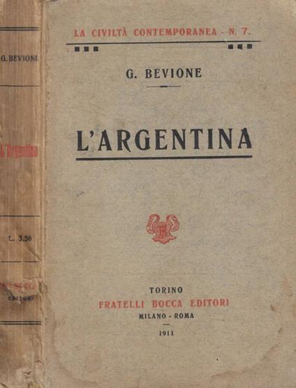 L'Argentina - copertina