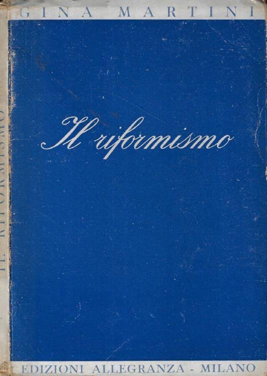 Il riformismo - copertina