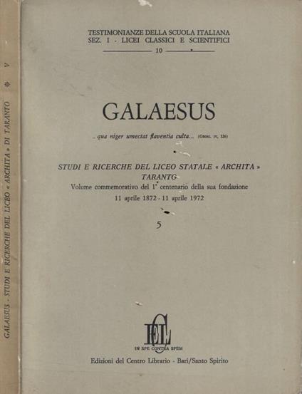 Galaesus 5 - copertina