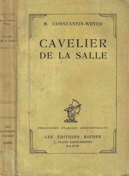 Cavelier de la Salle - copertina