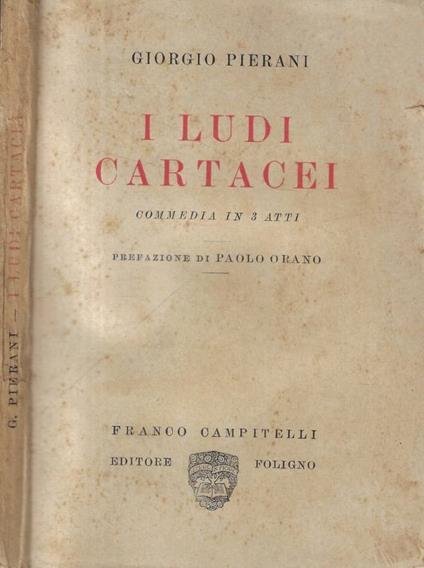 I ludi cartacei - copertina
