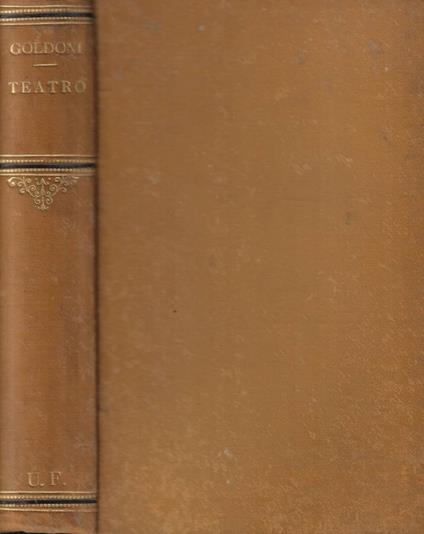 Il teatro comico - Carlo Goldoni - copertina