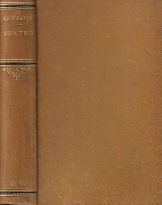 Il teatro comico - Carlo Goldoni - copertina