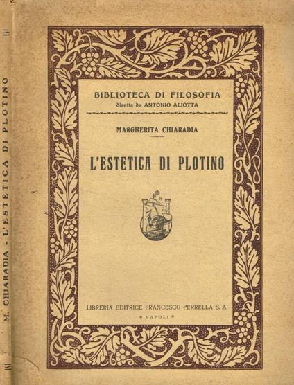 L'estetica di Plotino - copertina