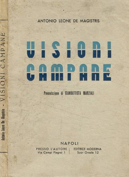 Visioni campane - copertina