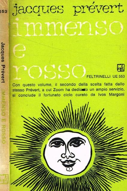 Immenso e rosso - Jacques Prévert - copertina