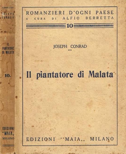 Il piantatore di Malata - Joseph Conrad - copertina