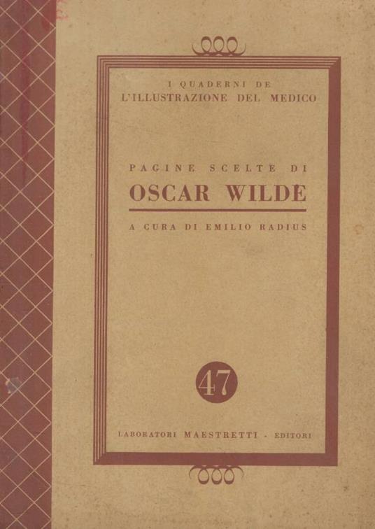Pagine scelte di Oscar Wilde - copertina