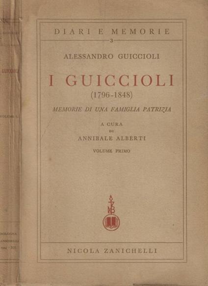 I Guiccioli Vol. I - copertina