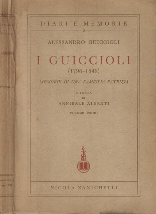 I Guiccioli Vol. I - copertina