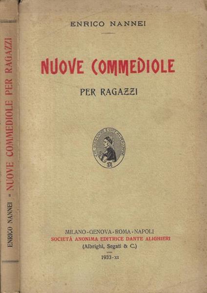 Nuove commediole - copertina