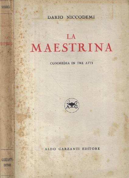 La maestrina - Dario Niccodemi - copertina