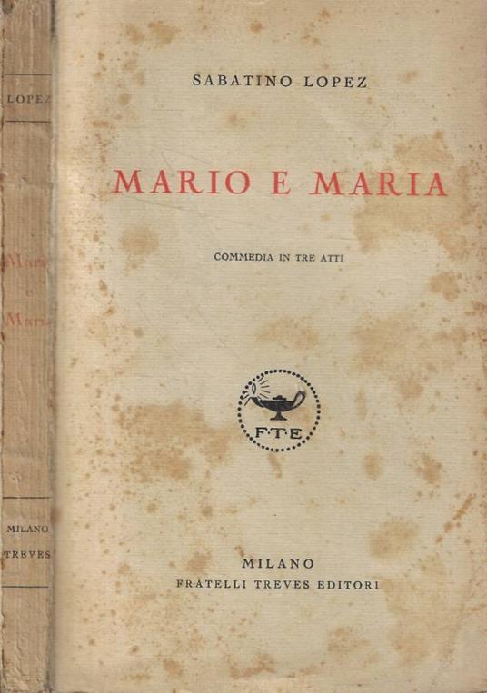 Mario e Maria - copertina