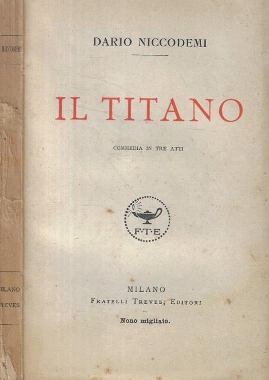 Il titano - Dario Niccodemi - copertina