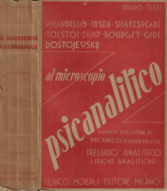 Al microscopio psicanalitico - copertina