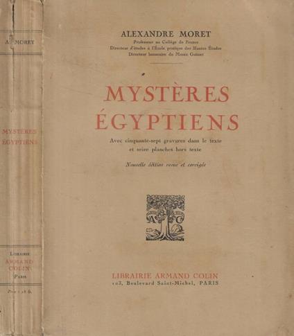 Mystères égyptiens - copertina
