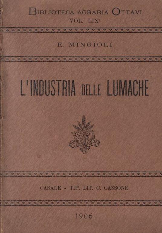 L'industria delle lumache - copertina