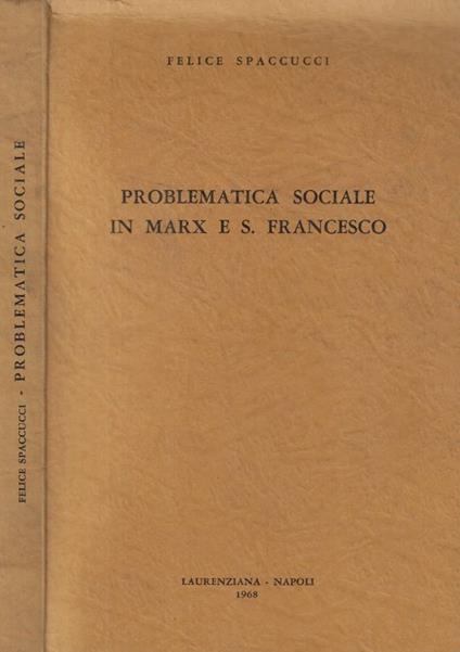 Problematica sociale in Marx e S. Francesco - copertina
