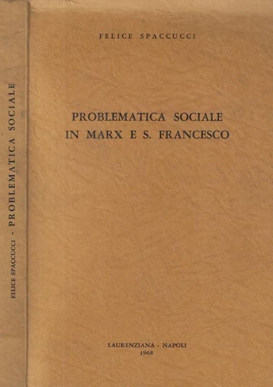 Problematica sociale in Marx e S. Francesco - copertina