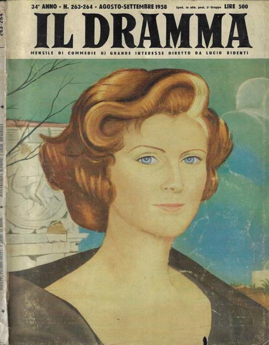Il Dramma n. 263-264 Anno 1958 - copertina