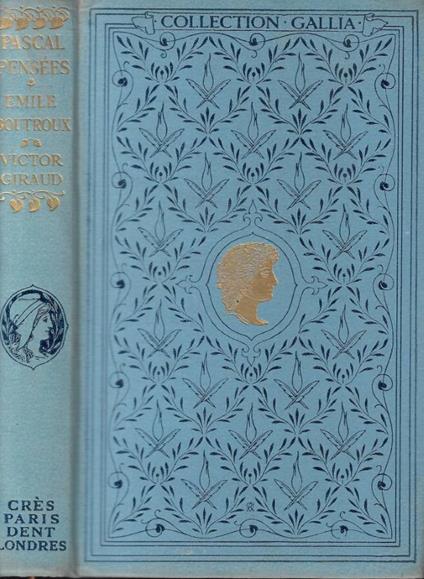 Pensées - Blaise Pascal - copertina