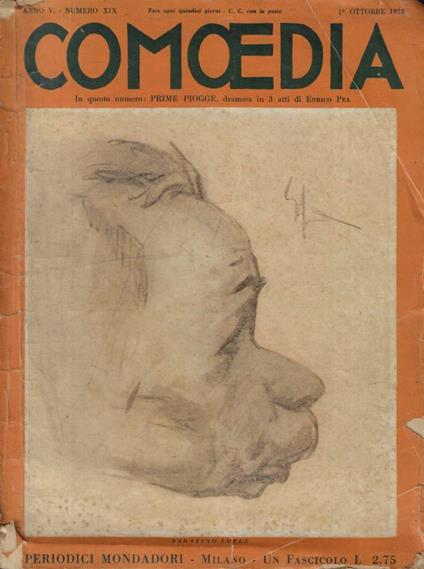 Comoedia n. XIX Anno 1923 - copertina