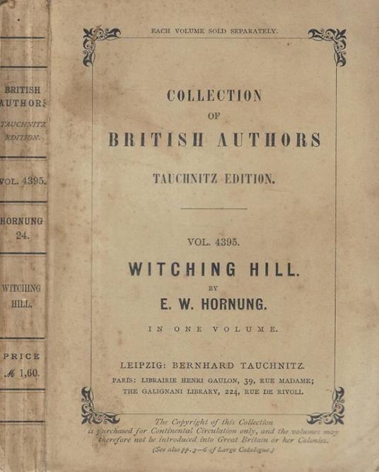 Witching Hill - copertina