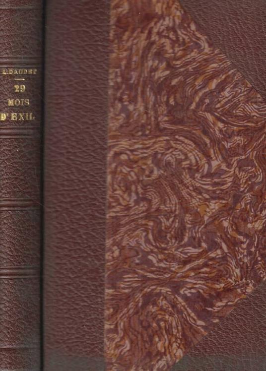 Vingt-neuf mois d'exil - Léon Daudet - copertina