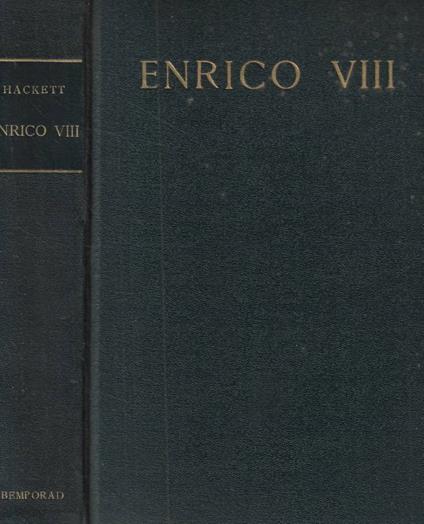 Enrico VIII - Francis Hackett - copertina