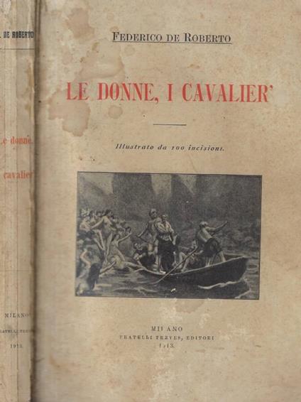 Le donne, i cavalier' - Federico De Roberto - copertina