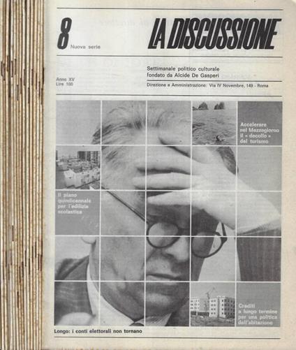 La discussione dal n. 8 al n. 22-24-25-27-28-32 Anno 1967 - copertina