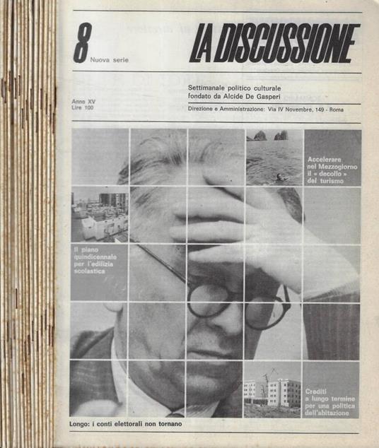 La discussione dal n. 8 al n. 22-24-25-27-28-32 Anno 1967 - copertina